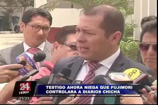 Caso Diarios Chicha: testigo Wilber Ramos Viera cambia de versión