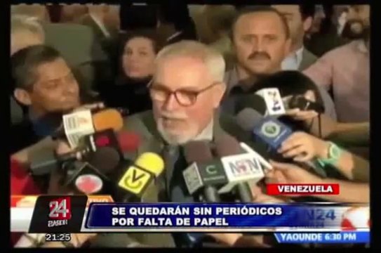 Periódicos de Venezuela corren riesgo de quedarse sin papel