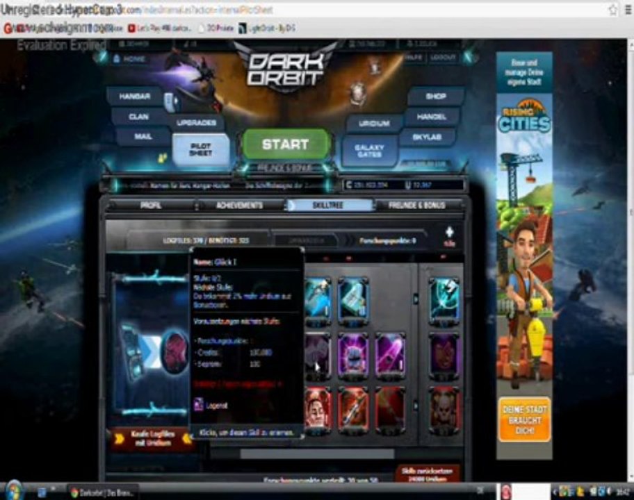 PlayerUp.com - Account Marketplace - darkorbit acc verkauf de2