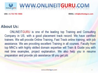 Hadoop online training, online Hadoop training in usa, uk, Canada, Australia ,India, Singapore