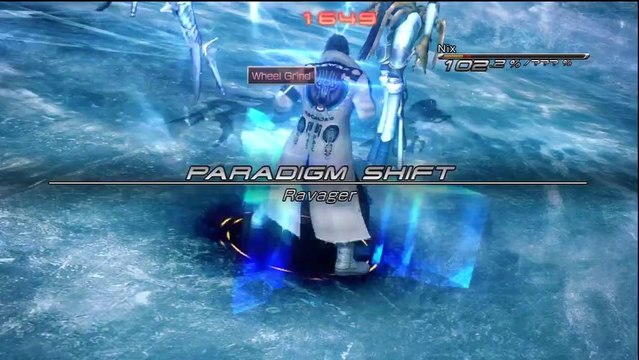 FINAL FANTASY XIII SNOW EIDOLON SHIVA SISTERS BOSS BATTLE
