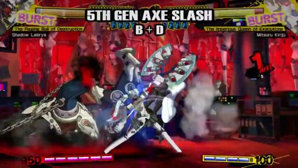 Persona 4 Arena - Shadow Labrys gameplay