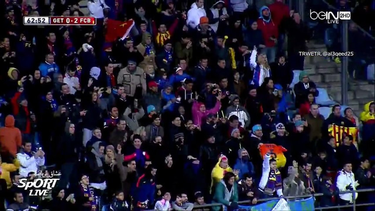 ملخص مبارة خيتافي 0-2 برشلونة تعليق علي محمد علي HD