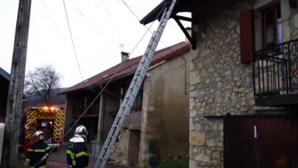 Châtillon - feu de cheminée