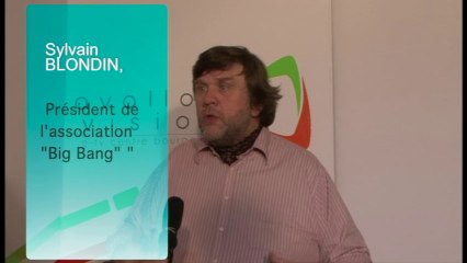 Sylvain BLONDIN, présente l'association big bang dont il en est le président