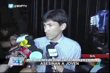 SJL: Menores de edad asesinaron a compañero y lo abandonaron en una caja