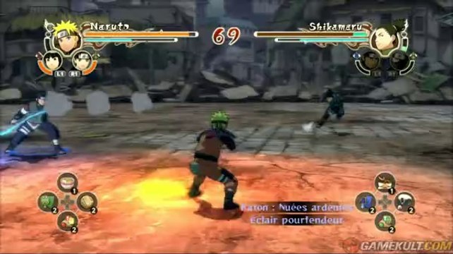 Naruto Shippuden Ultimate Ninja Storm 2 - Naruto sort ses quatre queues