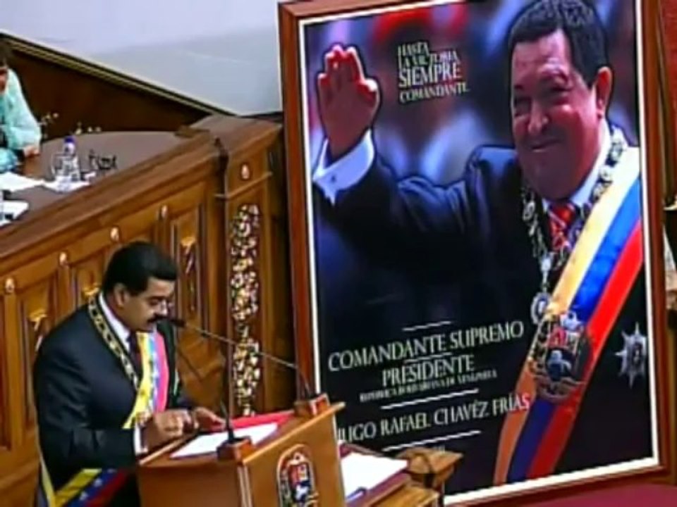 (Vídeo) Mensaje Anual del Presidente Nicolás Maduro en la Asamblea Nacional 15.01.2014 (2/19)