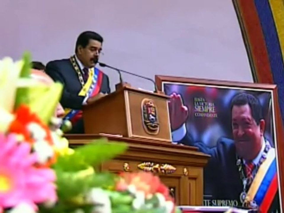 (Vídeo) Mensaje Anual del Presidente Nicolás Maduro en la Asamblea Nacional 15.01.2014 (3/19)