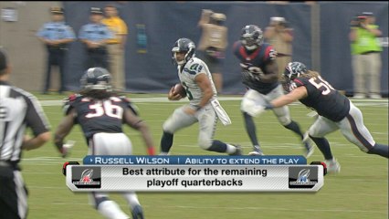Best attributes for remaining playoff quarterbacks