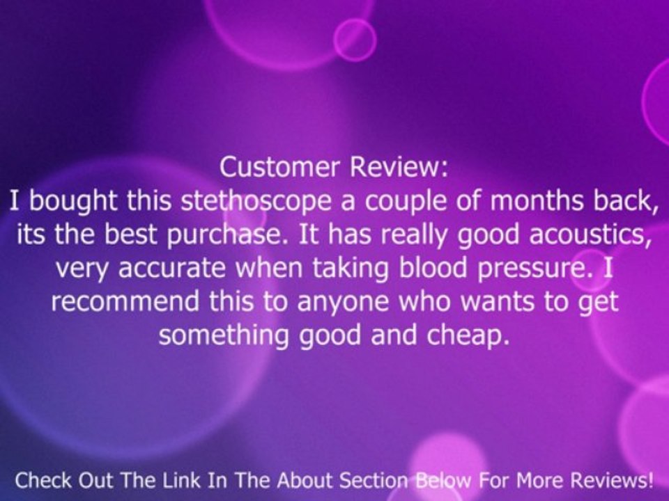 Omron Sprague Rappaport Stethoscope Review