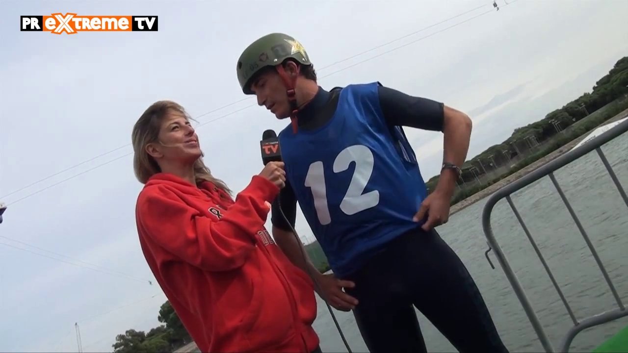 Martha Boul entrevista a Luis Montana - Campeonato España Cable WakeBoard & WakeSkate PR Extreme... (HD)