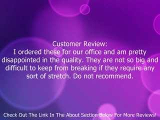 Universal 00132 32-Size Rubber Bands (740 per Pack) Review