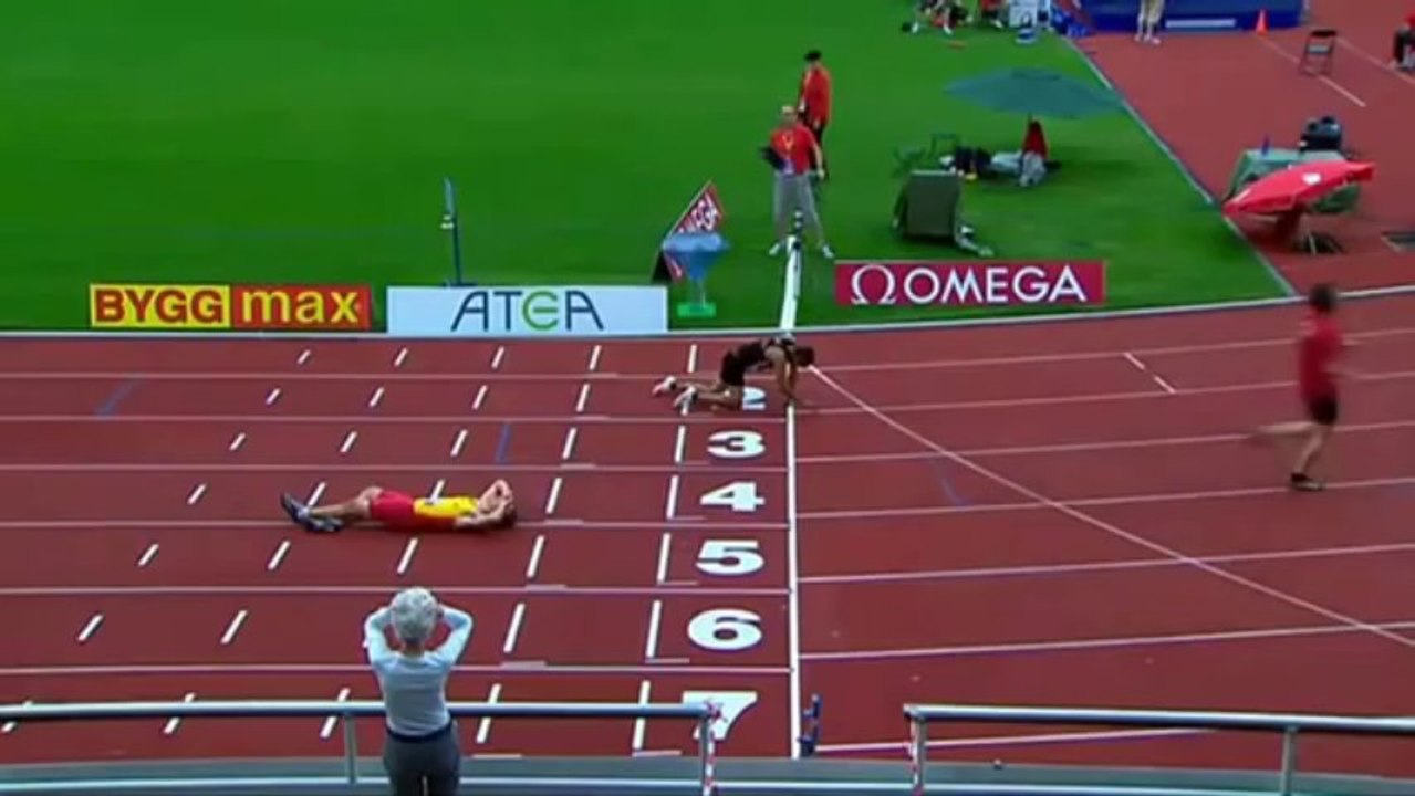 Top 10 ratés en athlétisme: Double chute sur 200m