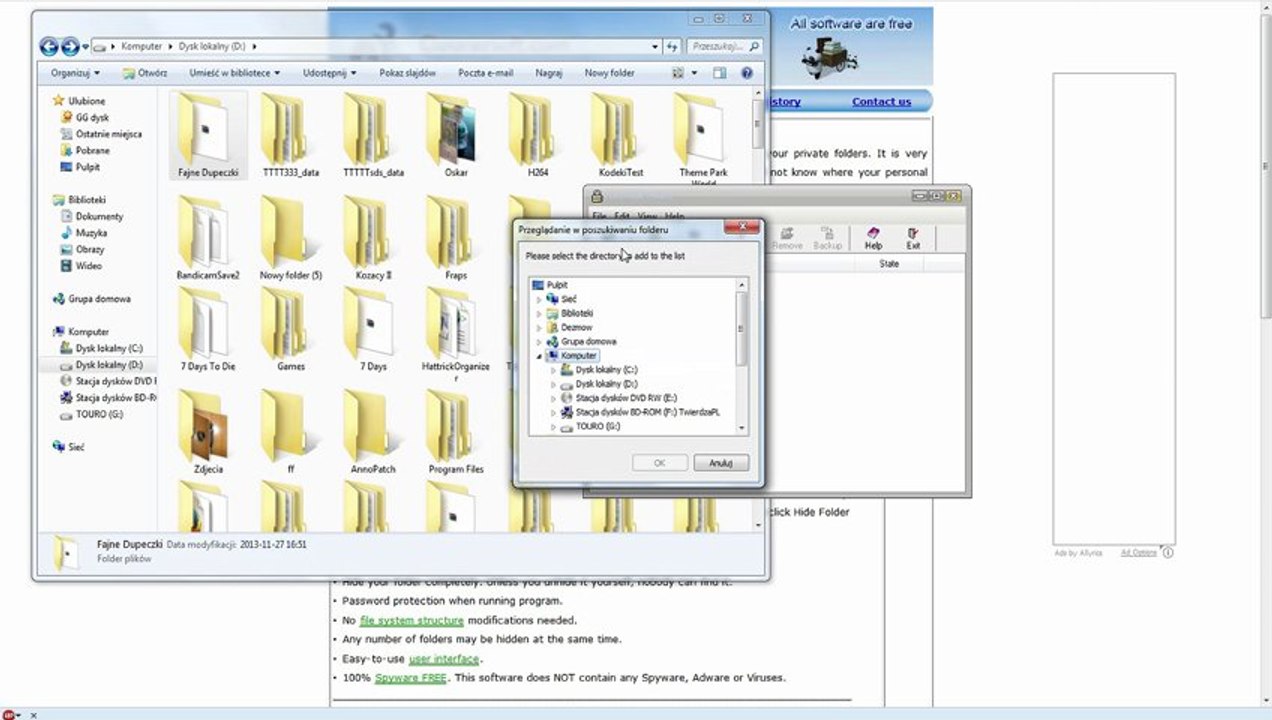 「 Tutorial 」 How To Make A Password For A Folder - Hasło na Folder