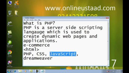 PHP Programming in Urdu Part 1 Intro