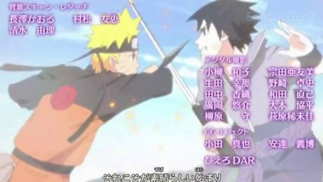 Naruto Shippuden Ending 27 Full Extended - Black Night Town ブラックナイトタウン)