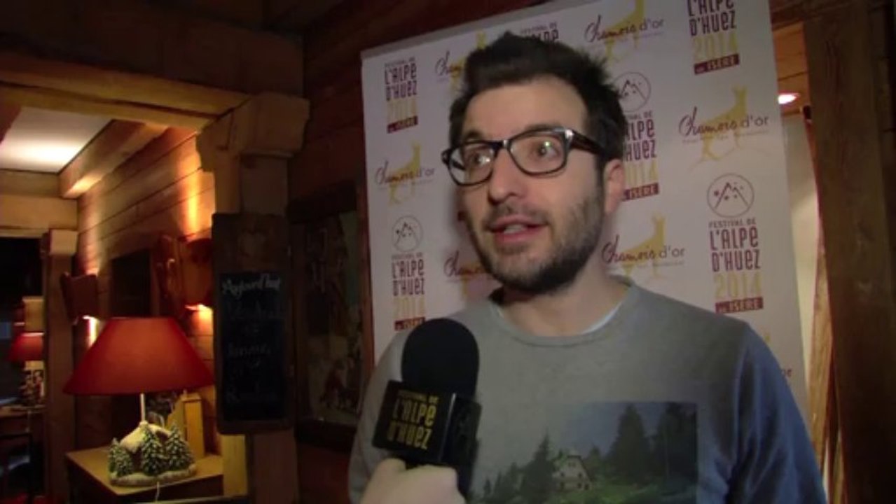 Benjamin Guedj réalisateur de "Libre et assoupi" au festival de l'Alpe d'Huez
