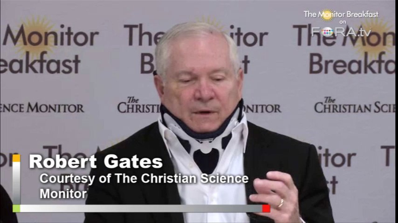 Robert Gates and Pres. Obama Agree on Iran Sanctions
