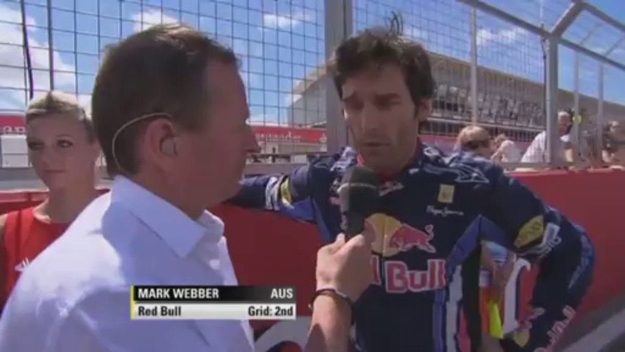 BBC F1 2010: Mark Webber Grid Interview (2010 British Grand Prix)