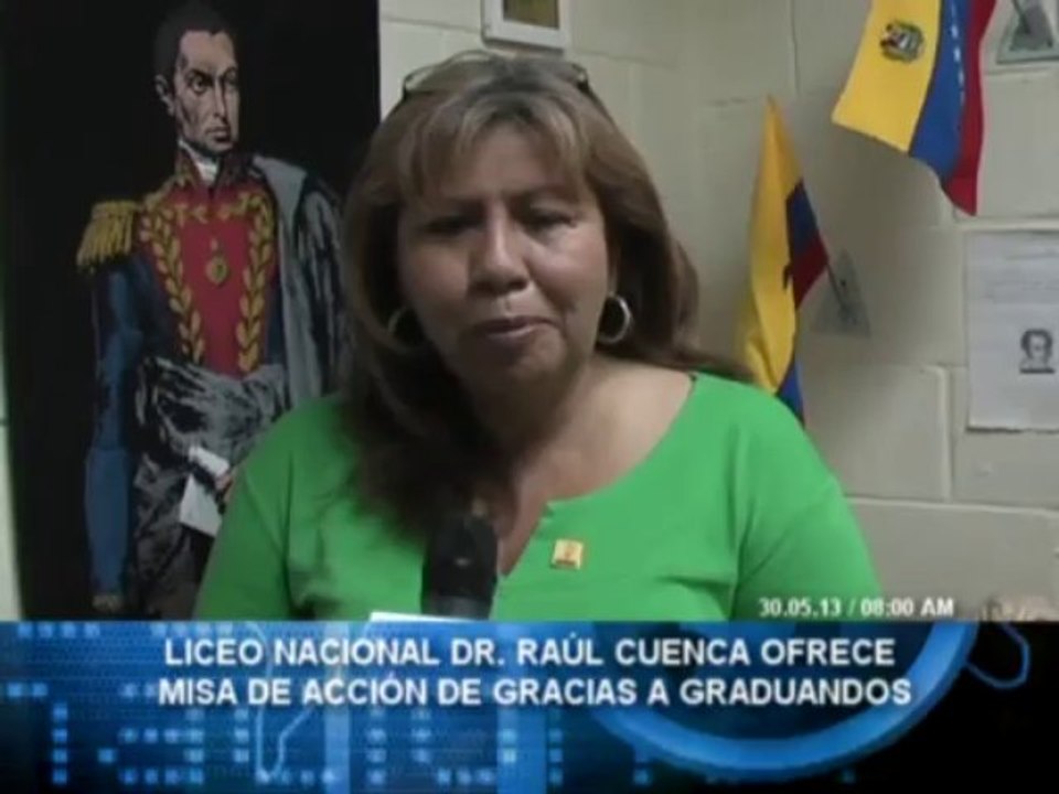 Liceo Dr. Raúl Cuenca ofreció misa de acción de gracia por 600 graduandos - 30.07.13