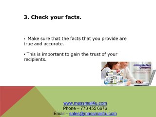 Writing effective newsletters