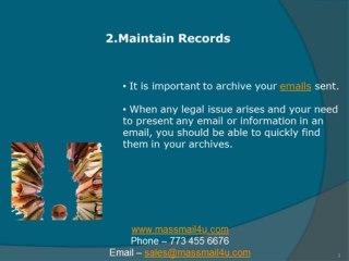 SOME LEGAL ISSUES YOU SHOULD BE AWARE OF while email marketing