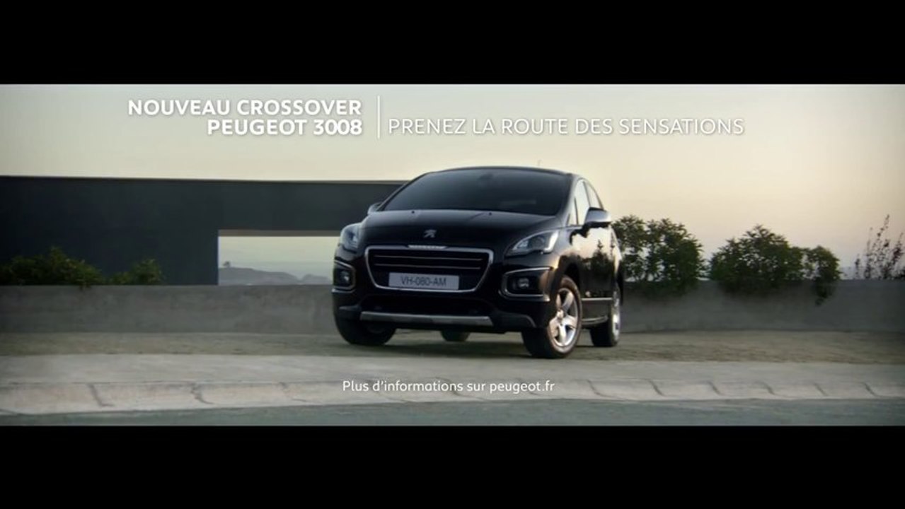 Publicité Peugeot 3008 – « Prenez la route des sensations » (30s) - 2014 ( www.feline.cc )