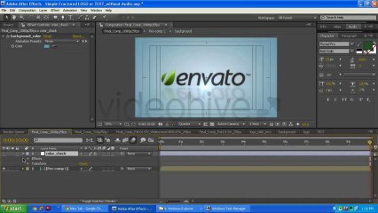 Simple Fractured Logo - After Effects Template