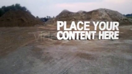 Construction Site - Tracked Scene 2 - After Effects Template