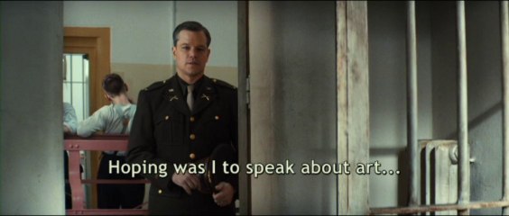 The Monuments Men - Speaking French