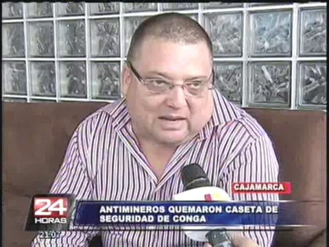 Cajamarca: manifestantes causan destrozos en proyecto minero Conga