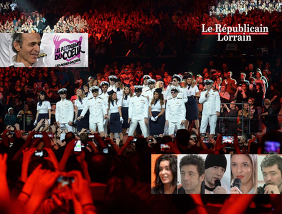 Jean-Jacques Goldman et la grande famille des Enfoirés à Strasbourg