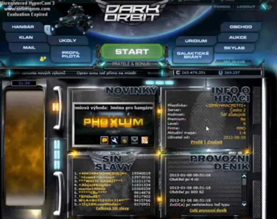 PlayerUp.com - Account Marketplace - Darkorbit ACC for sale _ účet na prodej
