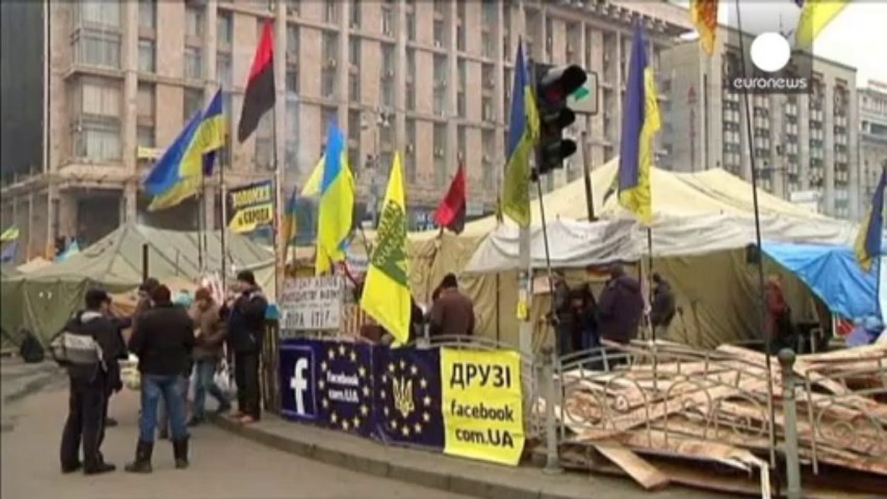 Ukraine: Protesters rally against 'dictatorial' anti-demo laws