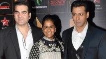 Salman With Arpita & Arbaaz @ Star Guild Awards 2014 !