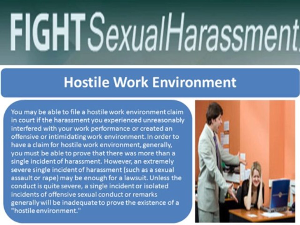 Fight Sexual Harassment California Employment Attorney