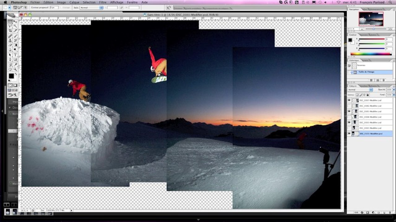 Photographie: Tutoriel séquence:Le travail au photoshop (FR)