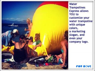 water trampoline offers its customer a wide range of Ocean Trampoline