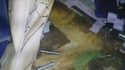 Highly radioactive water filmed by robot at Fukushima plant
