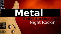 Rock Backing Track for Guitar in C Sharp Minor - Night Rockin'
