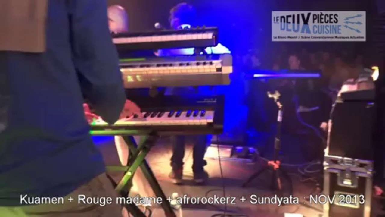 Kuamen, Rouge madame, Sundyata et Afrorockerz au Deux Pièces