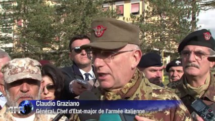 A Cassino, Rome aide à renforcer l'armée d'une "Libye libre"