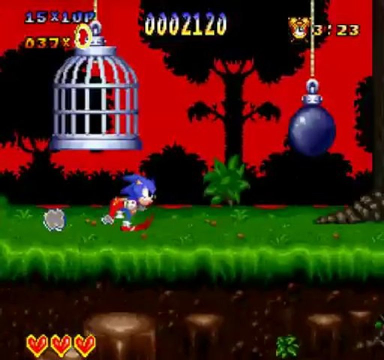 Sonic The Hedgehog Snes (Pirate 1)