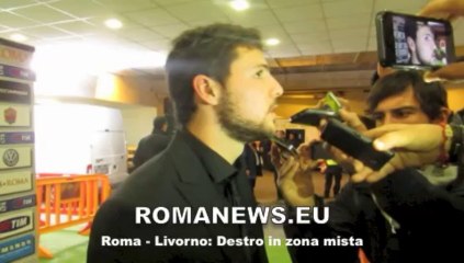 Roma Livorno Destro in zona mista