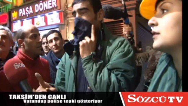 Taksim'de polis müdahalesi