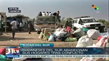Supera 200 mil la cifra de sursudaneses que huyen de la guerra