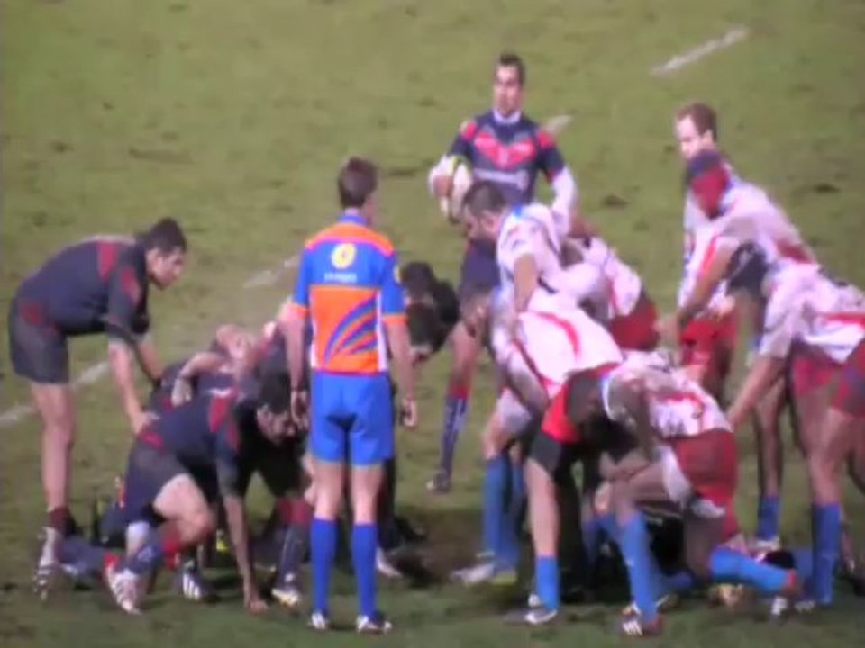 Rugby Fédérale 1 : F.C.Lourdais - Blagnac Sportif Club Rugby (18/01/2014)