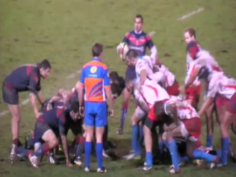 Rugby Fédérale 1 : F.C.Lourdais - Blagnac Sportif Club Rugby (18/01/2014)