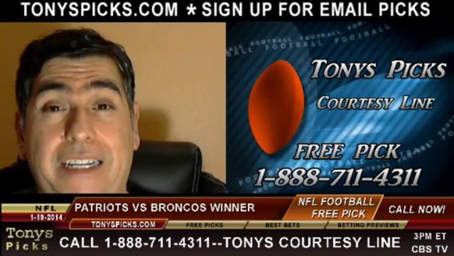 Denver Broncos vs. New England Patriots Pick Prediction NFL AFC Championship Game Playoff Pro Football Odds Preview 1-19-2014
